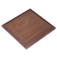 thumbnail image 3 of Bandeja de madera con forma cuadrada de nogal negro, bandeja decorativa de estilo chino clásico Retro para vajilla M, 3 of 5