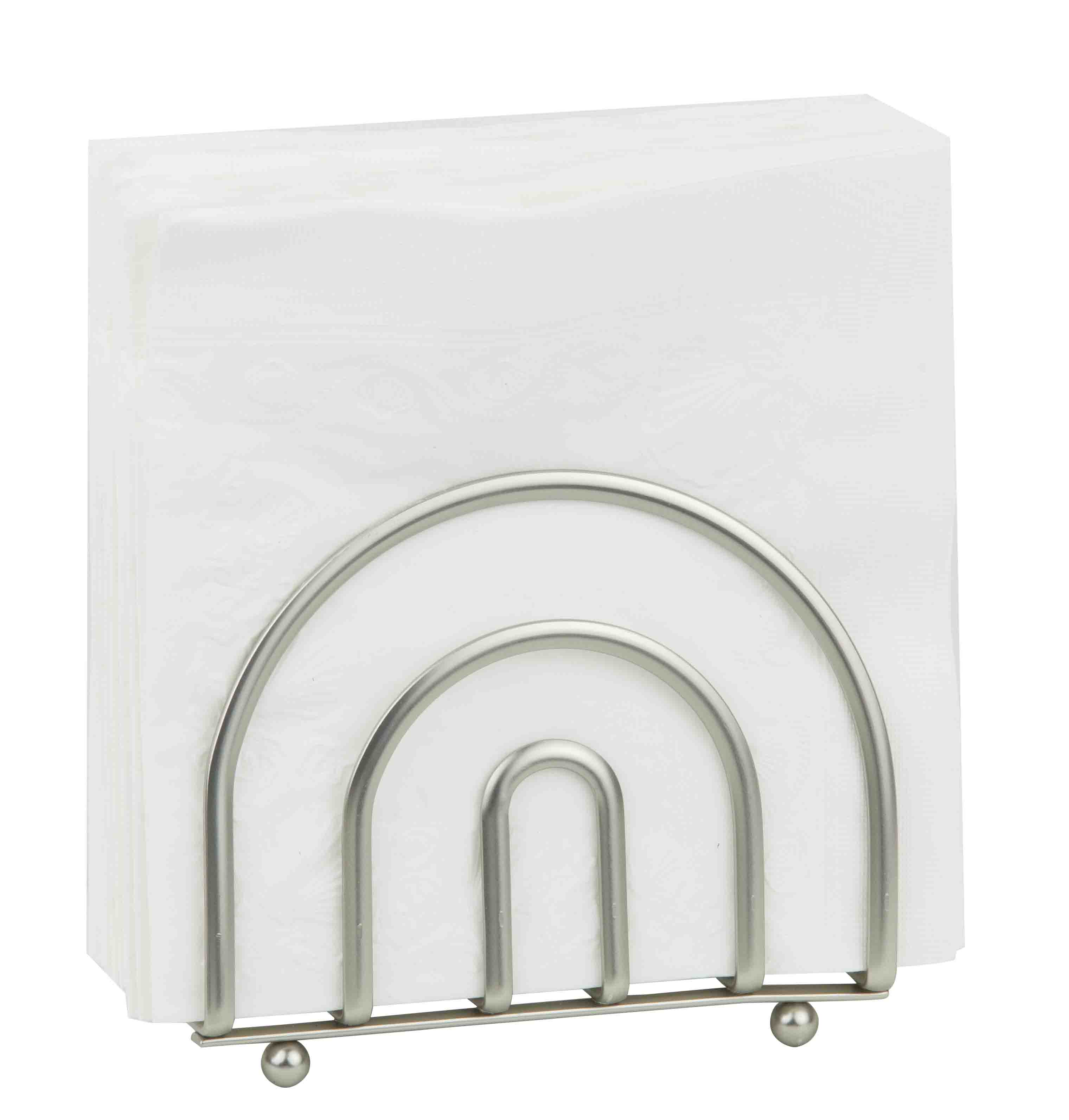 Satin Nickel Napkin Holder