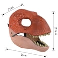 thumbnail image 3 of Xihbxyly Máscara de Dinosaurio de Halloween, Diseño de Mandíbula Abierta, Textura y Dientes Realistas, Perfecta para Cosplay y Juegos de Disfraces, Accesorio de Aventura Divertido, Edad 4+, Tamaño Ad, 3 of 7