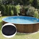 thumbnail image 5 of Cubierta redonda para piscina, cubierta solar para piscina, protección UV y cubierta protectora de spa a prueba de agua, bañera de spa al aire libre-Marrón 21570cm,AAFGVC, 5 of 5