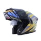 thumbnail image 5 of Casco Para Moto Edge Abatible Amarillo / Azul Doble Certificación L, 5 of 5