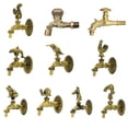 thumbnail image 3 of Xihbxyly Grifo con Forma de Animal, Totalmente de Cobre, Flujo de Agua Suave, Filtro de Suciedad Integrado, Fácil Instalación, Multiusos para Jardinería y Hogar, Diseño Antiguo, Incluye 1 Grifo., 3 of 4