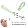 thumbnail image 4 of Uxcell Wrist Lanyard for Key Wristlet Strap Keychain Silver Keyring Yellow, 4 of 5