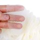 thumbnail image 2 of Esponja de lufa de malla de nailon suave para limpieza profunda, cepillo de baño exfoliante para hombres y mujeres, ideal para personas mayores - Cepillo de ducha de mango largo blanco, 2 of 5