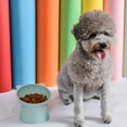 thumbnail image 5 of ACDANC Raised Cat Food Water Bowl Elevated Tilted Kitty Dishes Set of 3 Ceramic Dish for Indoor Cats Orthopedic Pet Food Stand Anti Vomiting 3 Bowl Cat Feeder Easy Assembly, 5 of 7