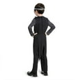 thumbnail image 3 of Nvse* Stripe Tail Coat Jack Costume Kids Skellington Costume Christmas Jack Jumpsuit Halloween Costume(Black )185, 3 of 4