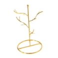thumbnail image 4 of Estante para joyas, expositor de joyas de metal ligero, organizador de joyas de mesa Dorado, 4 of 9