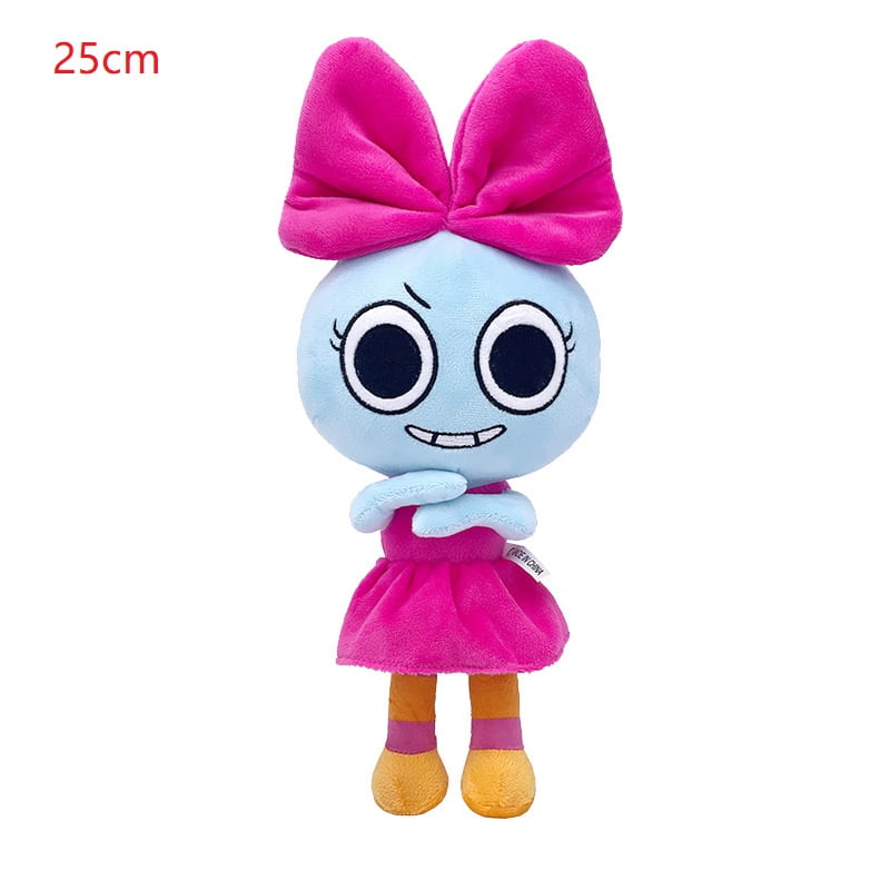 22-33cm Dandy's World Plush Set: Game Character Goob, Boxten, Flower Cat & Bunny Stuffed Toy Pillow for Fans