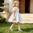 thumbnail image 5 of xinlanlin Girls Dress Shoes Low Heel Mary Jane Pumps Bow Party Wedding Princess Shoes for Toddler/Little Kids, 5 of 8