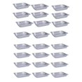 thumbnail image 4 of pitrice 12Pcs Disposable Aluminum Foil Food Container Use Non-Stick Steaming Basket Rectangle Packing Box Multi-use Takeaway Cooking Liners Microwave M shallow/no lid, 4 of 9