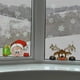thumbnail image 3 of Calcomanía navideña para ventana, pegatinas de copos de nieve de Papá Noel, calcomanías de pared de invierno para habitaciones de niños, decoraciones de ventana de Navidad de Año Nuevo, 3 of 4