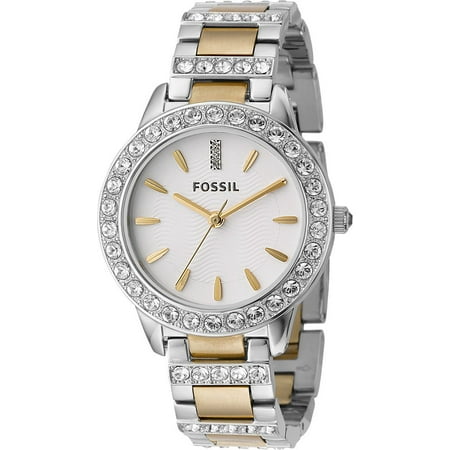 Fossil Set Wrist Watch - Fossil Two-Tone Mixed Metal Ladies Watch ES2409
