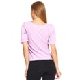 thumbnail image 3 of Blusa Mujer Escote Corazón Con Varilla Manga Farol lila CH, 3 of 5