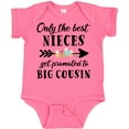 thumbnail image 3 of Inktastic Only the Best Nieces Get Promoted to Big Cousin Boys or Girls Baby Bodysuit, 3 of 5
