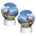 thumbnail image 2 of Balery Blue Sky Dog Pattern Acrylic Night Light Gift with 3 Color ModesTouch-Sensitive LED Lamp Perfect Gift for Mother's Day, Birthday, or Christmas, 2 of 9