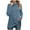 Blue, variant on IROINNID Women's Turtleneck Sweater Casual Loose Fit Solid Pullover Winter Warm Sweater Tops On Sale,Blue