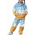 thumbnail image 2 of Youpwaven Unisex Ice Cream Sweatsuit 2 Piece Clothing Set Cute Preppy Ice Cream Drip Print Hoodie and Sweatpants Outfits Set for B'o'ys G'i'rls, Size 3-14Y, 2 of 12