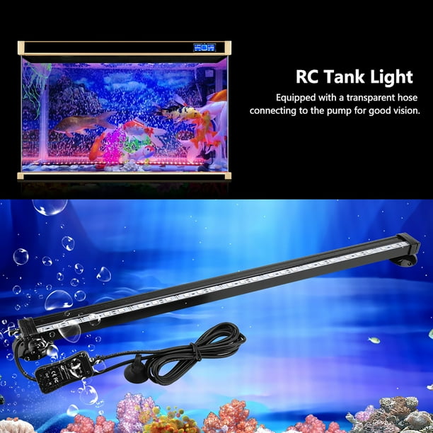 Luz para pecera NikouMX kit de luz de burbuja para acuario