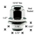 thumbnail image 2 of 24 Pcs Mag Lug Nuts For Toyota Factory Wheels On 12x1.25 Nissan Compatible Studs Car Truck, 2 of 4