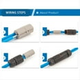 thumbnail image 3 of 10 Piezas IP68 Conector Eléctrico A Prueba de Agua Cable de Alambre Cable Duro para Exteriores de 3 Pines Conector de Terminal de Conductor de Empuje Rápido, 3 of 5