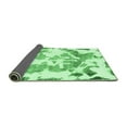 thumbnail image 2 of Ahgly Company Indoor Rectangle Abstract Emerald Green Modern Area Rugs, 7' x 9', 2 of 4