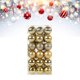 thumbnail image 5 of 36 bolas de Navidad de plástico para accesorios de fiesta de vacaciones en casa (dorado), 5 of 7