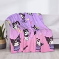 thumbnail image 6 of Lsque Sanrio Print Flannel Throw Blanket, Ultra-soft Blanket for Bed, Couch, Car, Hypoallergenic Anti-pilling blanket-, 6 of 8
