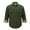 18 Army, variant on Men's Flannel Western Pearl Snap Corduroy Lined Plaid Work Long Sleeve Shirts 18 Army X-Large