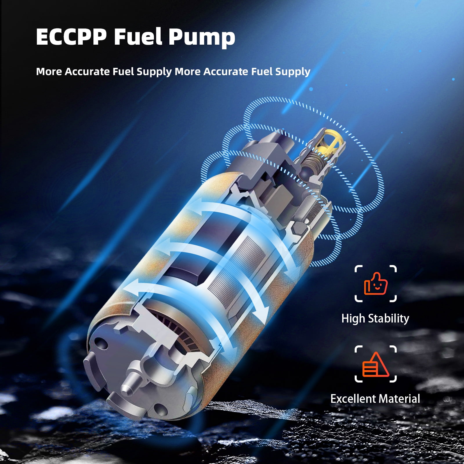 ECCPP Electric Fuel Pump Module Assembly w/Sending Unit Replacement for Dodge Magnum Charger Challenge for Chrysler 300 V6 2.7L 3.5L V8-5.7L E7241M Fits select: 2005-2006 CHRYSLER 300C TOURING