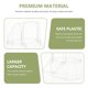 thumbnail image 4 of 2 comederos de plástico para pájaros, contenedores de comida para loros, cajas de alimentación para pájaros (transparentes), 4 of 6