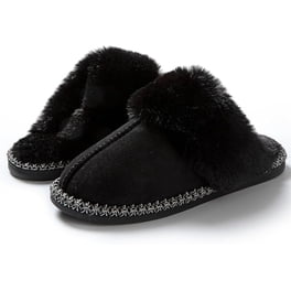 Chaussons Femme Hiver En Sherpa - Pantoufles Chaudes Antidérapantes Pour Intérieur Et Extérieur - Dos Fermé