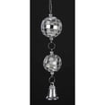 thumbnail image 2 of 5" Seasons of Elegance Mirror Disco Balls with Bell Christmas Ornament, 2 of 3