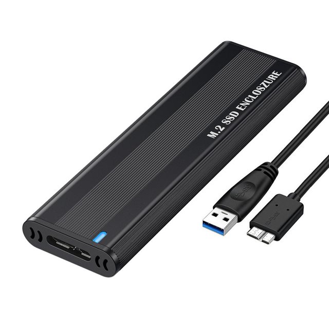 Estuche rígido M.2 SSD NGFF Drive 10Gbps Tool Free para 2230/2242/2260/2280 JShteea El nuevo