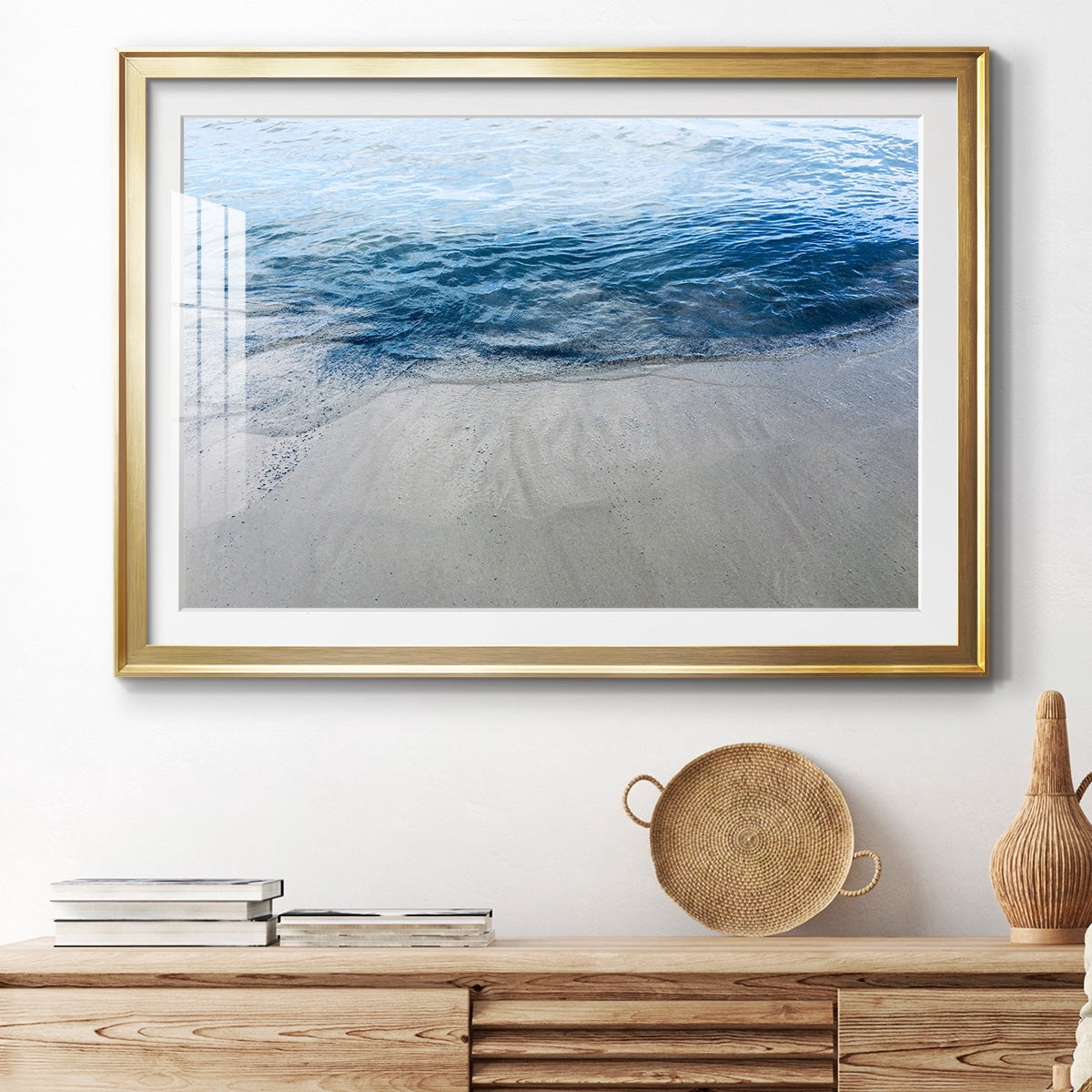 Aegean Blue Water Premium Framed Print - Ready to Hang