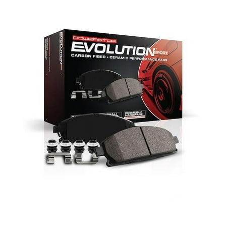 Front Brake Pad Set - Compatible with 2004 Dodge Ram 1500 SRT-10 - Power Stop