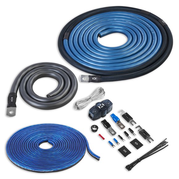 Kit de cableado de amplificador NVX XAPK0 calibre 1/0 OFC 4000 W