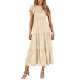 thumbnail image 1 of Vestido midi PRETTYGARDEN con estampado floral para verano 2025 para mujer, 1 of 9