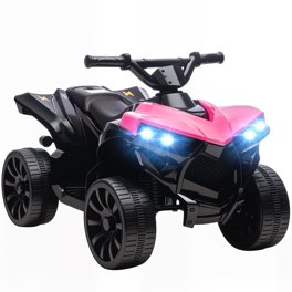 YUNTOPKIDS 24V Ride on ATV 4 Wheeler,Kids ATV for Kids with 2