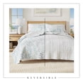 thumbnail image 4 of Coastal Quilt Set - Lightweight, Soft, All-Season - 2-Piece Reversible Bedding Set (Twin / Twin XL, Watercolor Coral), 4 of 6