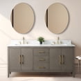 thumbnail image 4 of Vanity Art 72” Double Sink Bathroom Vanity Cabinet with Engineered Marble Countertop, 4 of 11