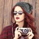 thumbnail image 2 of Floral Hair Scarf Headband 5 Pcs Hair Bandanas Chiffon Boho Headbands for Women Elastic Head Bandana for Women Girls Hair Accessories, 2 of 4