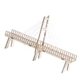 thumbnail image 4 of 1pc Children's Physical Model Toy DIY Handmade Wooden Cable-stayed Bridge, 4 of 8
