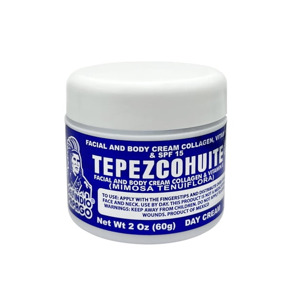 Crema facial de día PARA LA PIEL DEL INDIO PAPAGO con Tepezcohuite 60 ml