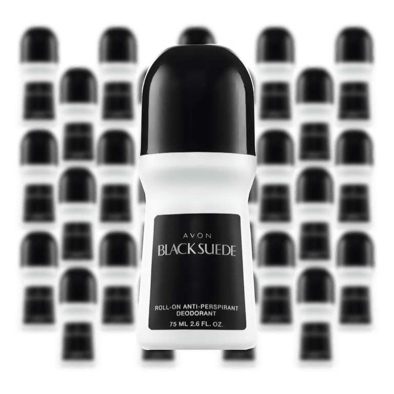 Parfum AVON Black Suede Pour Homme - Eau De Toilette 75 Ml + Déo Bille 50 Ml