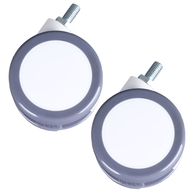 Roulette Silencieuse, 2 Pcs Roulette de 2,5 Pouces pour Meubles Roulette