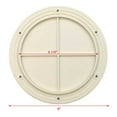 thumbnail image 5 of Jim Black Boat Access Cover | 6 Inch Arctic White Polypropylene, 5 of 5