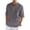 Dark Gray, variant on COOFANDY Men's Cotton Linen Shirts Long Sleeve Casual T-Shirts Hippie Summer Beach Tops
