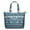 Blue Geometric Triangle, variant on Blue Leaf Pattern Travel Tote Bags for Women Carry On,Large Weekender Bags for Women Travel,Multi Functional Duffle Bag for Work,Shopping,Sports