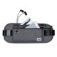 thumbnail image 3 of KAUKKO Riñonera reflectante sin rebote para correr, unisex, resistente al agua, para entrenamiento, para fitness, trotar, senderismo, viajes, soporte para teléfono móvil KAUKKO KI03-Grey, 3 of 5