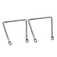 thumbnail image 5 of FRCOLOR 1 Pair Motorcycle Saddlebag Mounting Bracket Heavy Duty Hard Saddle Bag Rail Mounting Bracket Kit Silver, 5 of 8
